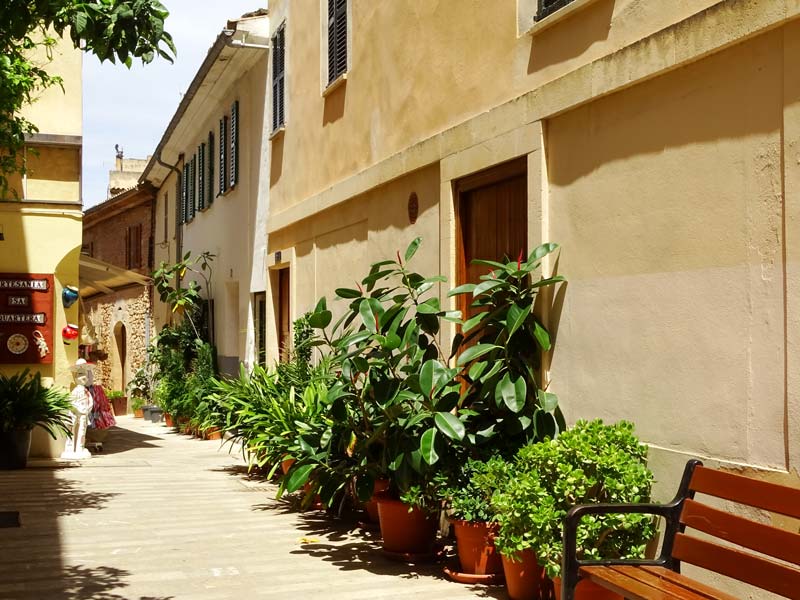 Il centro di Alcúdia a Maiorca