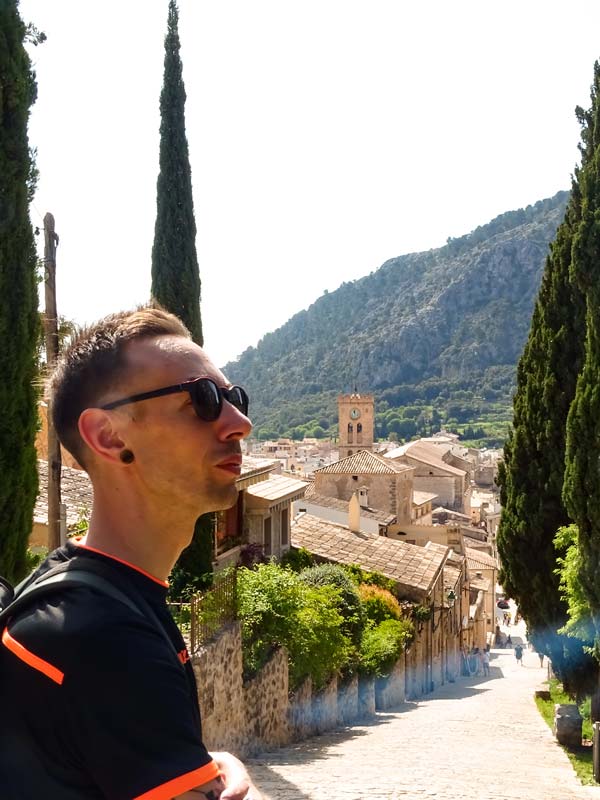 Maiorca cosa vedere: Pollença vista dal Carrer del Calvari