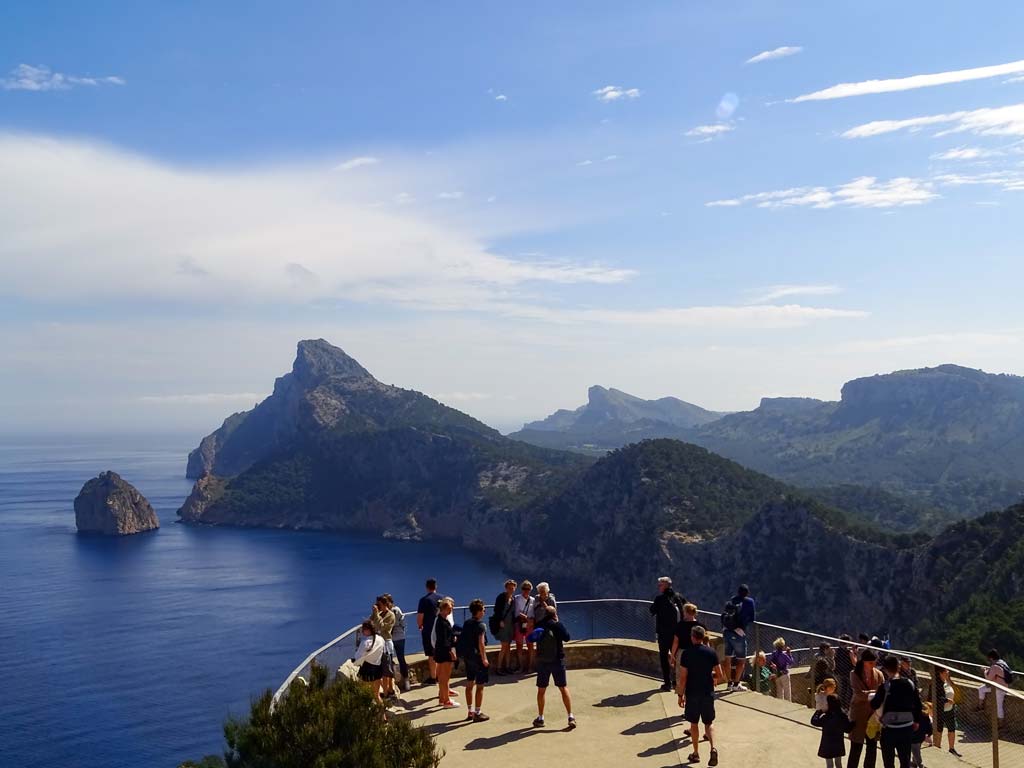 Il Mirador Es Colomer affacciato su Cap de Formentor a Maiorca