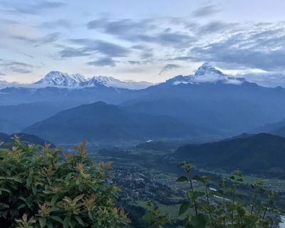 Le montagne dell'Himalaya in Nepal